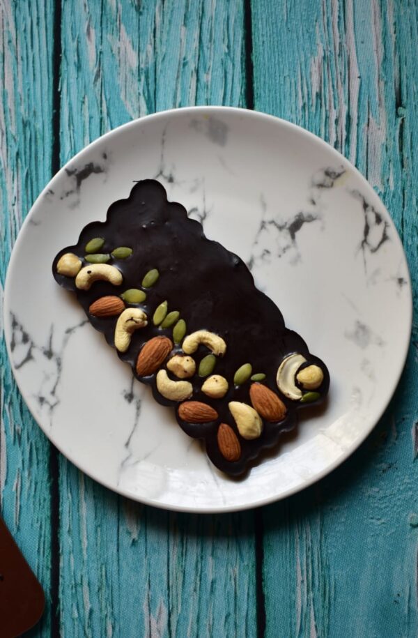 Dark Dry Fruits Chocolate Bar